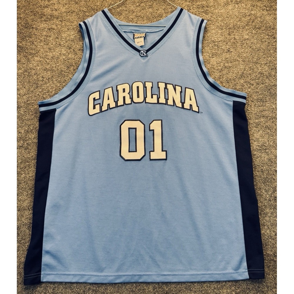 Vintage Foot Locker UNC North Carolina Tar Heels Basketball Jersey Men's XL #01